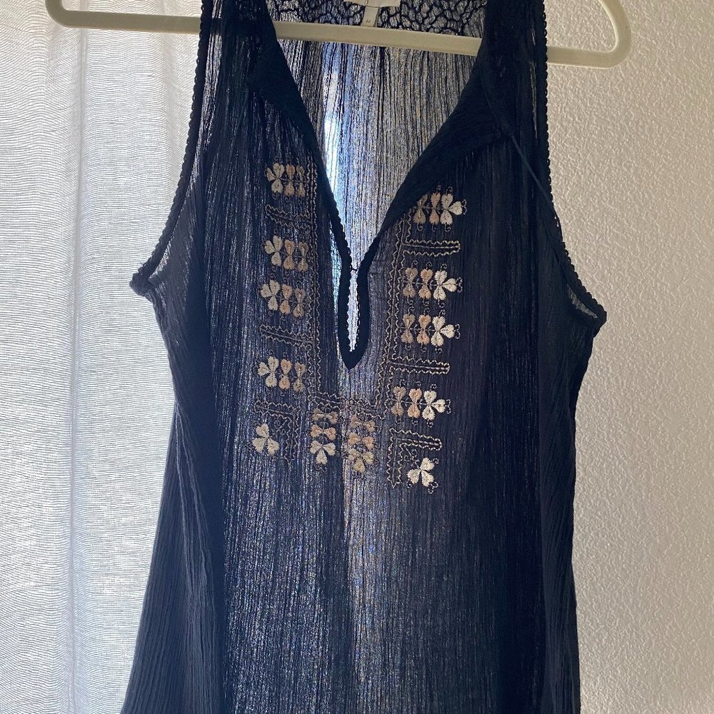 Joie Black Tunic Tank Top